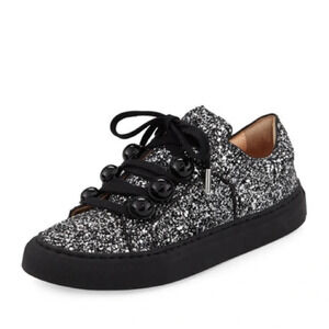 Carven Silver Glitter Sneakers - size 37 + 38